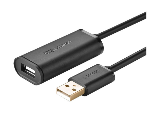 UGREEN Kabel przedłużający USB 2.0 US121 aktywny 5m czarny - 1489087 - zdjęcie